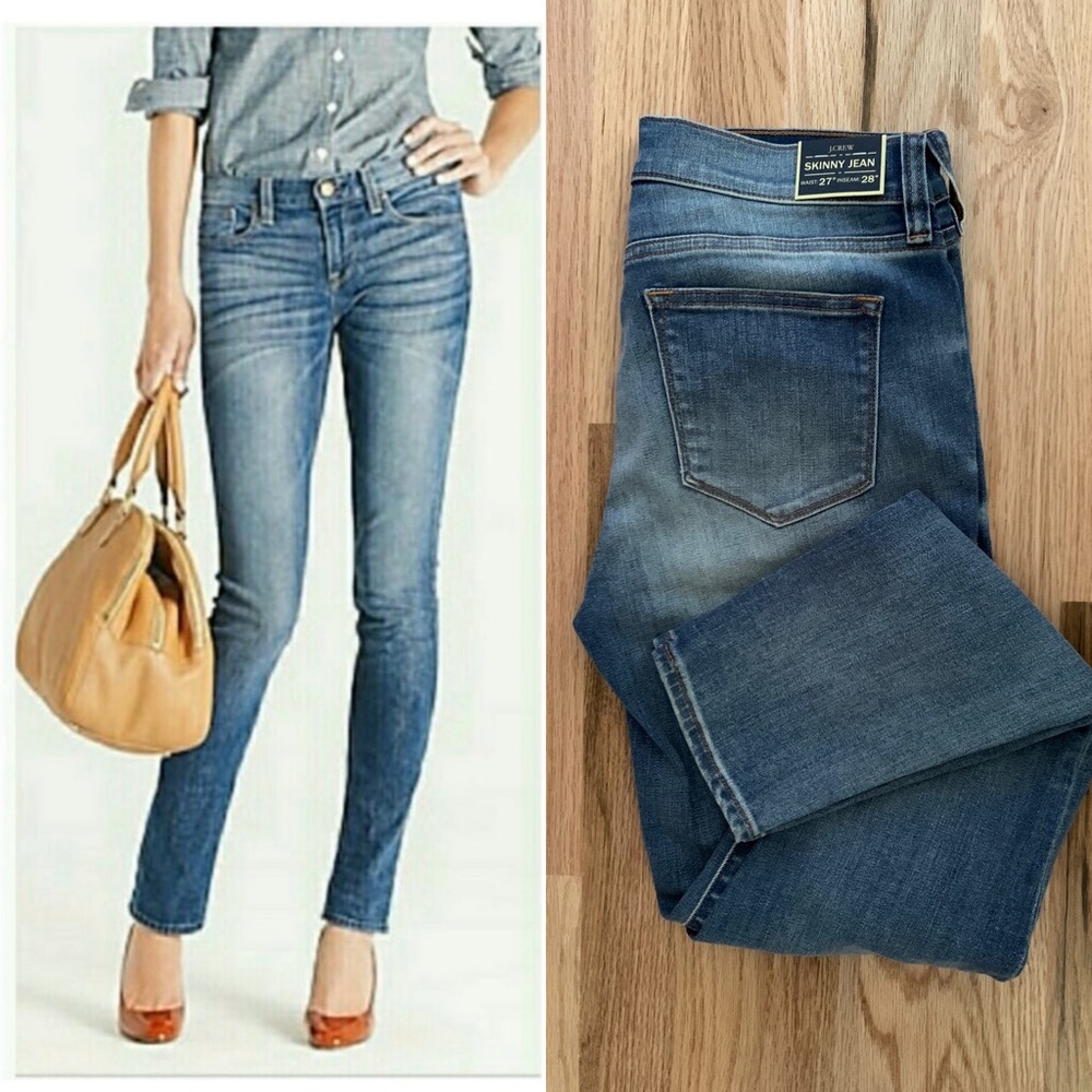 NWT J.Crew Vintage Washed Skinny Jean | 27